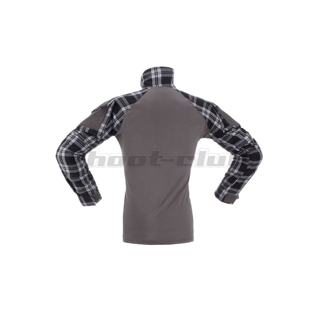 Invader Gear Flanell Combat Shirt - Gre L, Farbe Schwarz Bild 2