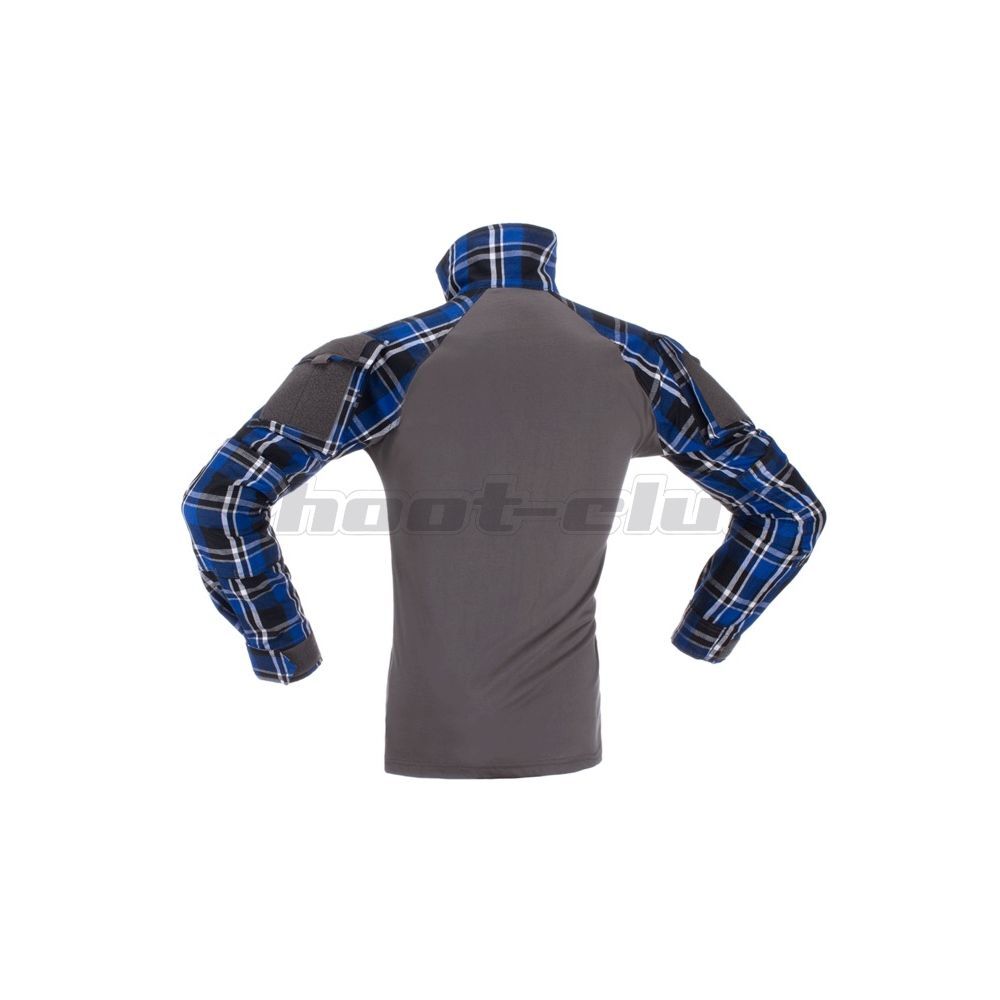 Invader Gear Flanell Combat Shirt - Größe S, Farbe Blau Bild 2