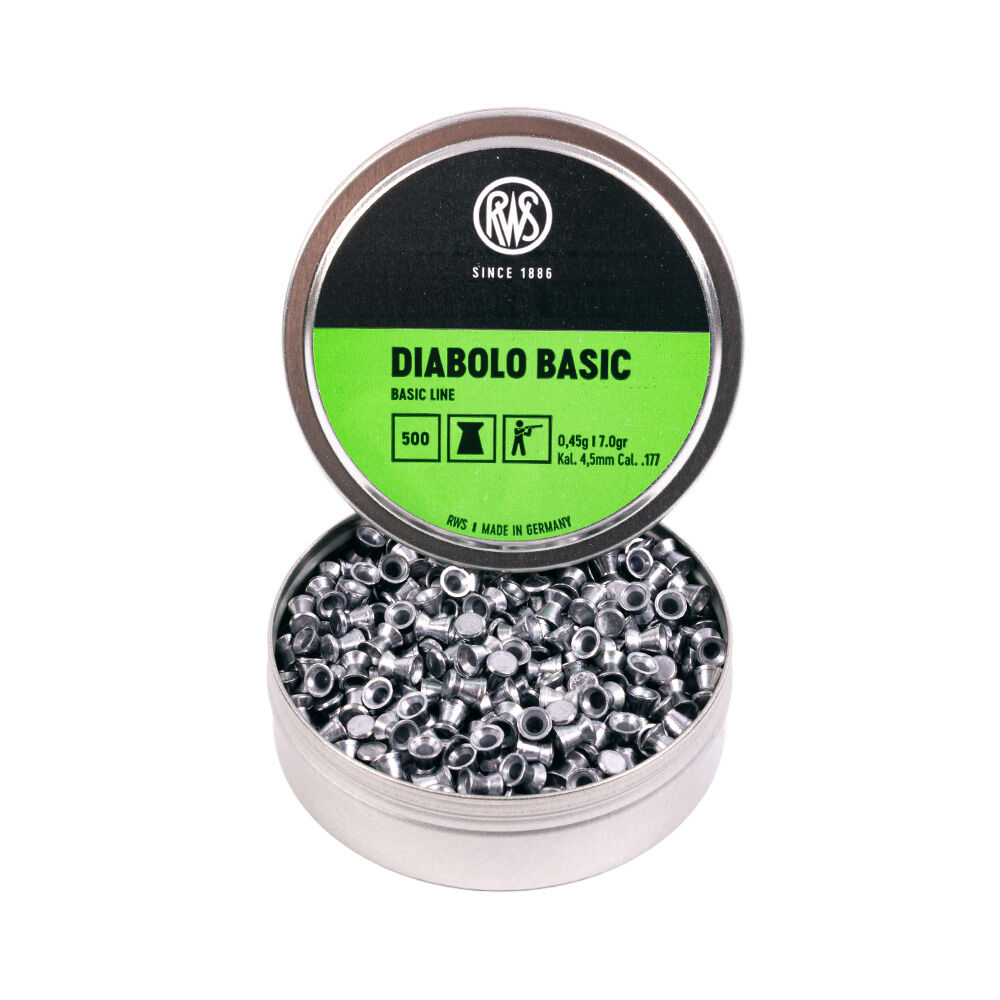 RWS Basic Line Diabolos Flachkopf 4,5 mm - 500 St�ck Bild 2