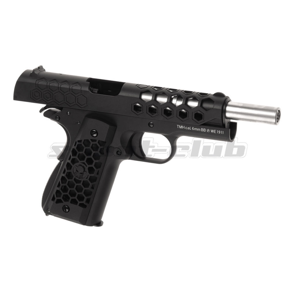 WE M1911 Hex Cut Airsoft Pistole Full Metal GBB 6mm BB Hop-Up Bild 3