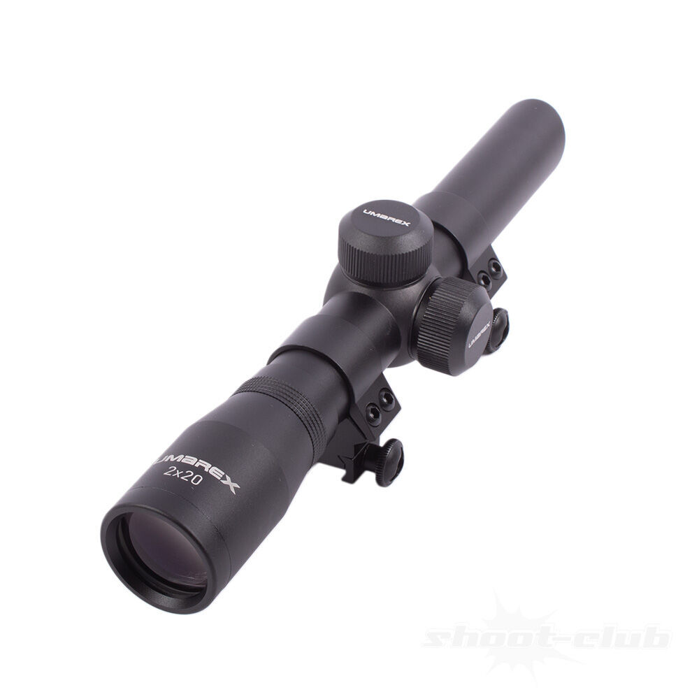 Walther PZ 2x20 Zielfernrohr für Pistolen mit Absehen 8 - schwarz Bild 4