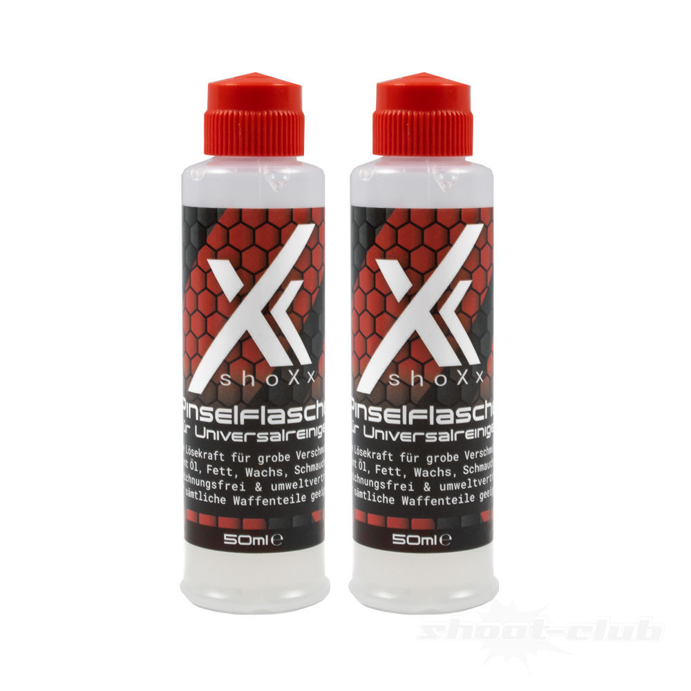ShoXx® Spezial Waffenreiniger Set 100 ml mit Pinselflasche & Microfasertuch Bild 2