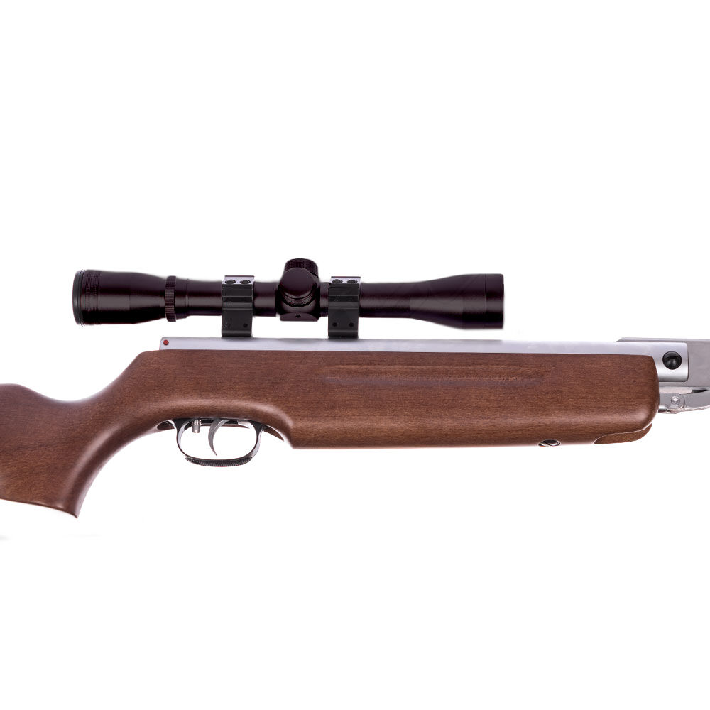 Weihrauch HW 35K Silverwood Luftgewehr 4,5mm im Kugelfang Set Bild 2