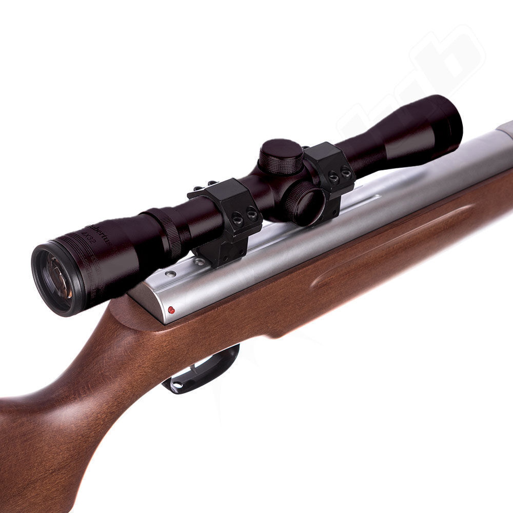 Weihrauch HW 35K Silverwood Luftgewehr 4,5mm im Kugelfang Set Bild 3
