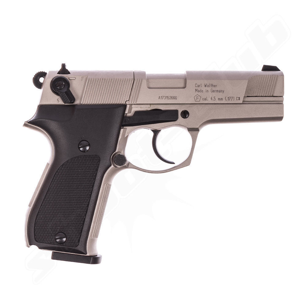 Walther CP88 CO2 Pistole 4 Zoll Nickel - 4,5mm Diabolo Bild 2