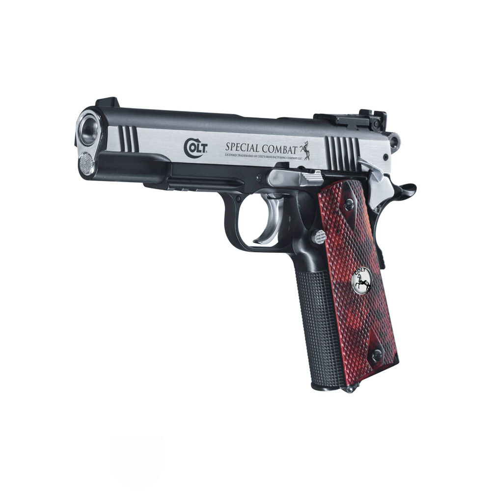 Colt Special Combat Classic Co2 Pistole NBB 4,5mm BB stainless Bild 2