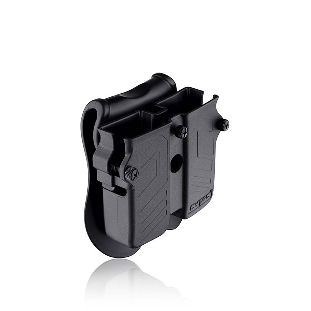 Cytac Universal Double Magazine Pouch Paddle Kaliber .9 mm, .40, .45 Bild 3