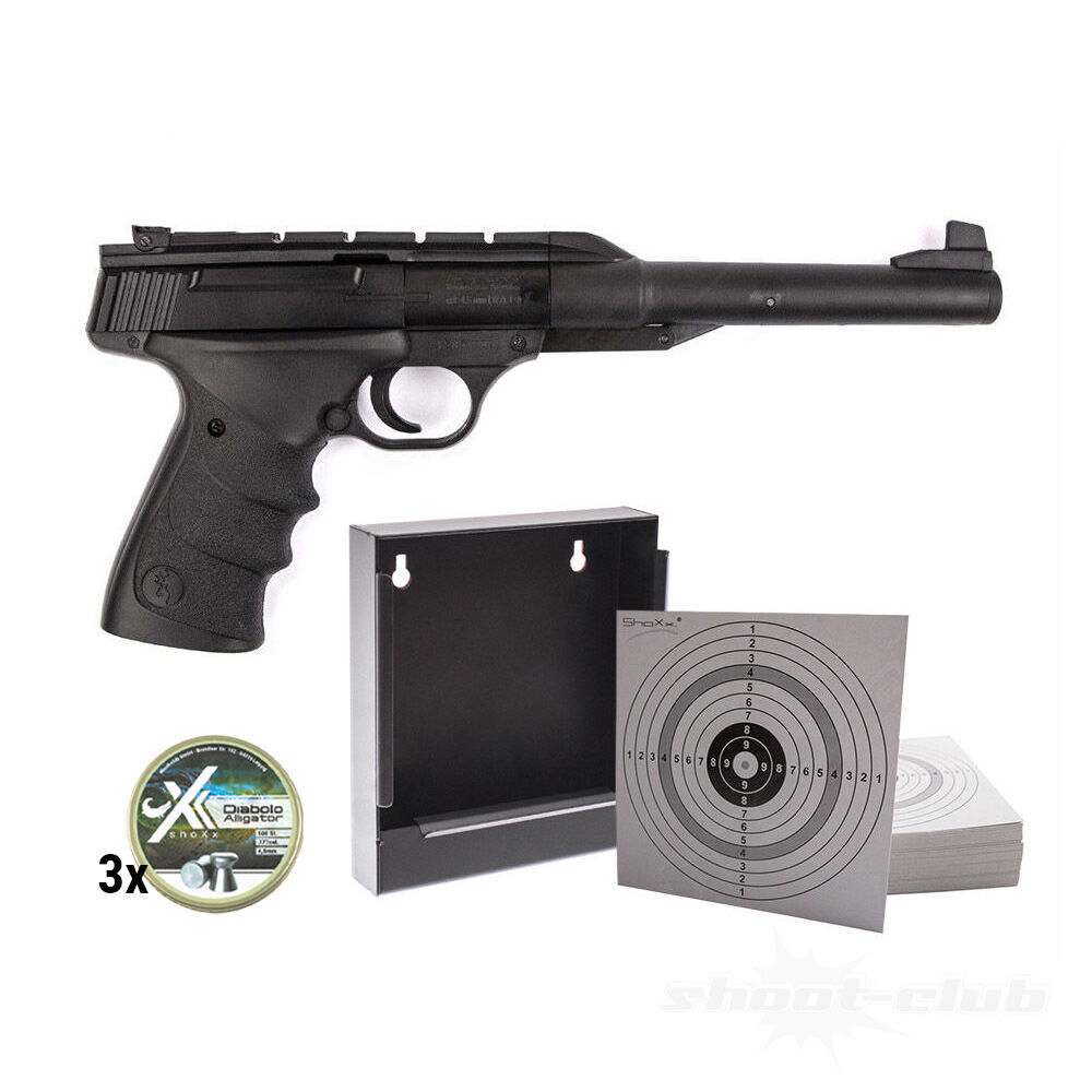Buckmark URX 4,5mm Diabolos - Luftdruckpistolen Set Bild 2