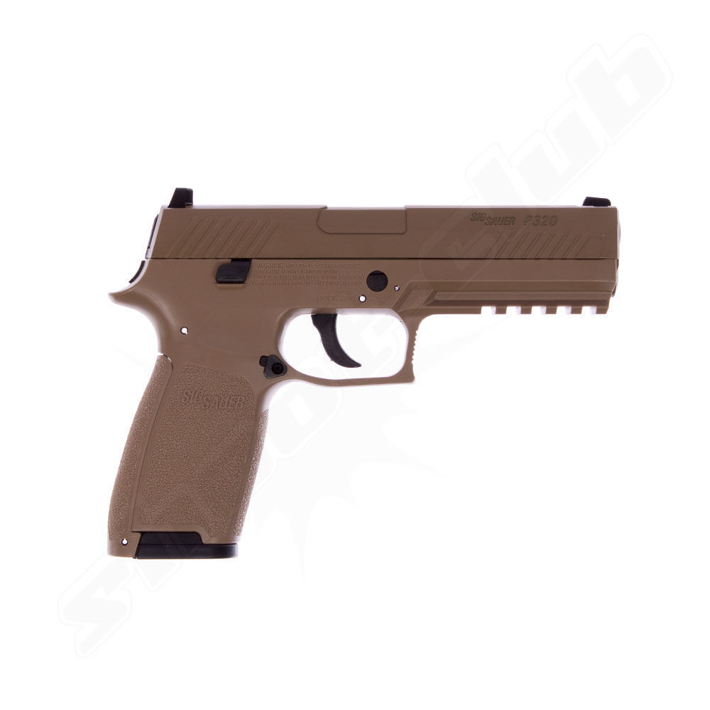 Sig Sauer P320 4,5mm BBs coyote tan - Zielscheiben-Set Bild 2