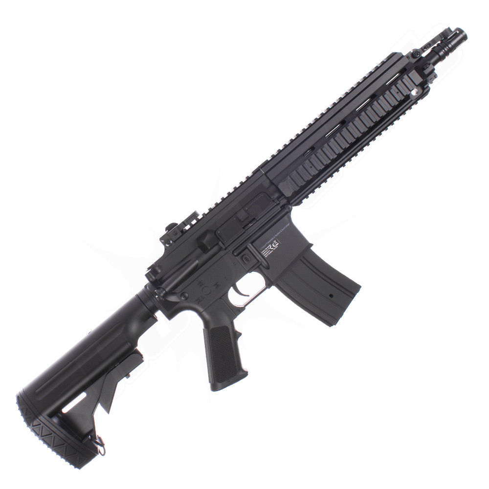 H&K HK 416C AEG 6mm BB Schwarz im Set mit BBs und Speedloader Bild 2