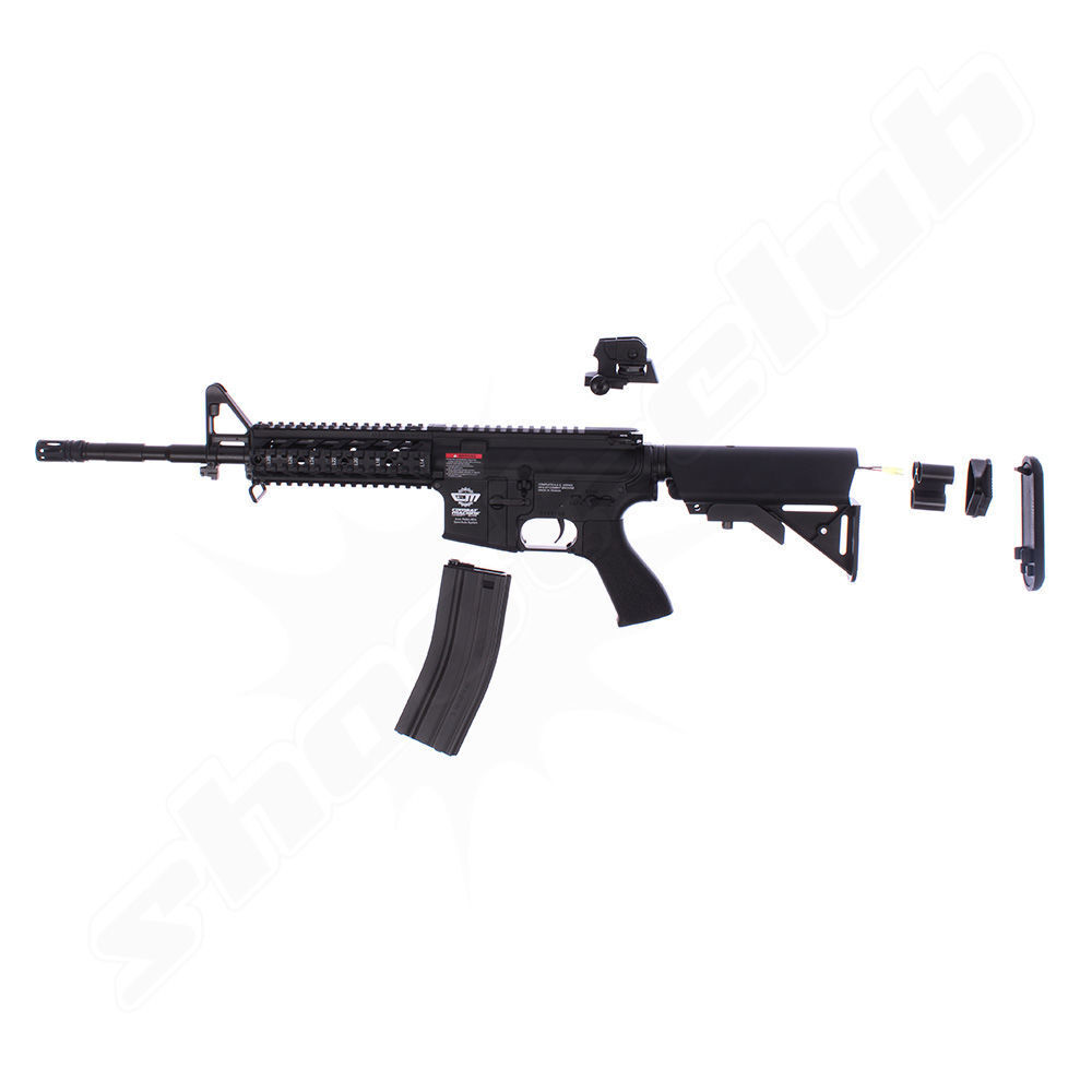 G&G CM16 Raider-L AEG 0,5J - 6mm Airsoft Gewehr ab14, Black Bild 3