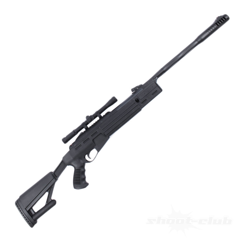 Mercury AirTact Set Kipplauf Gewehr 4,5mm Diabolos mit 4x20 Zielfernrohr Bild 2