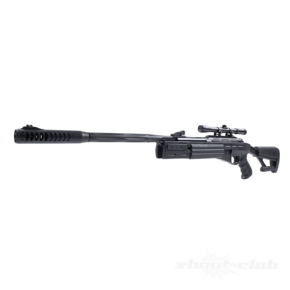 Mercury AirTact Set Kipplauf Gewehr 4,5mm Diabolos mit 4x20 Zielfernrohr Bild 5