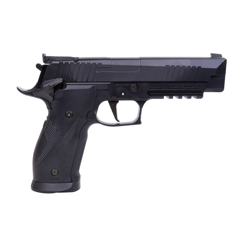 Sig Sauer X-Five Co2 Pistole Blow Back 4,5mm Diabolo & 4,5mm BB Schwarz Bild 2