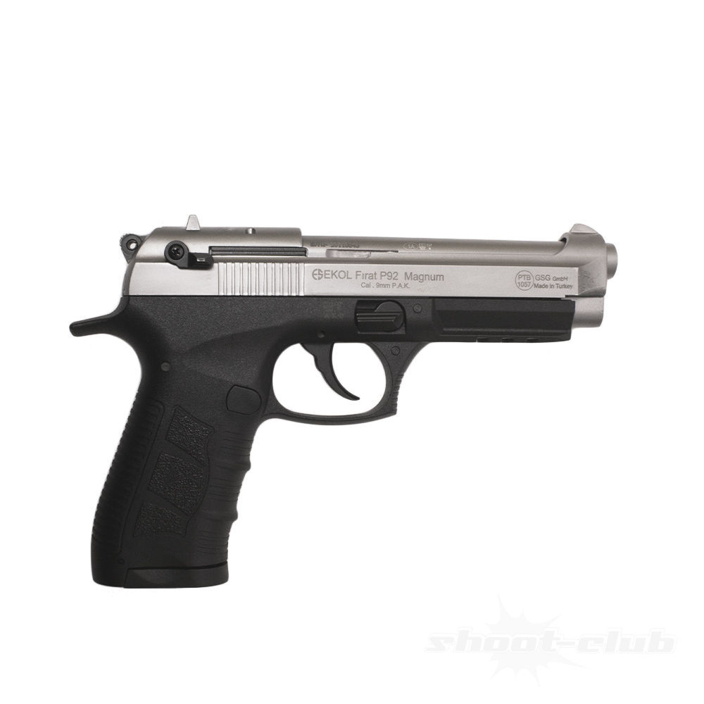 Ekol P92 Magnum Schreckschusspistole 9 mm P.A.K. Titan Magazin-Set Bild 2