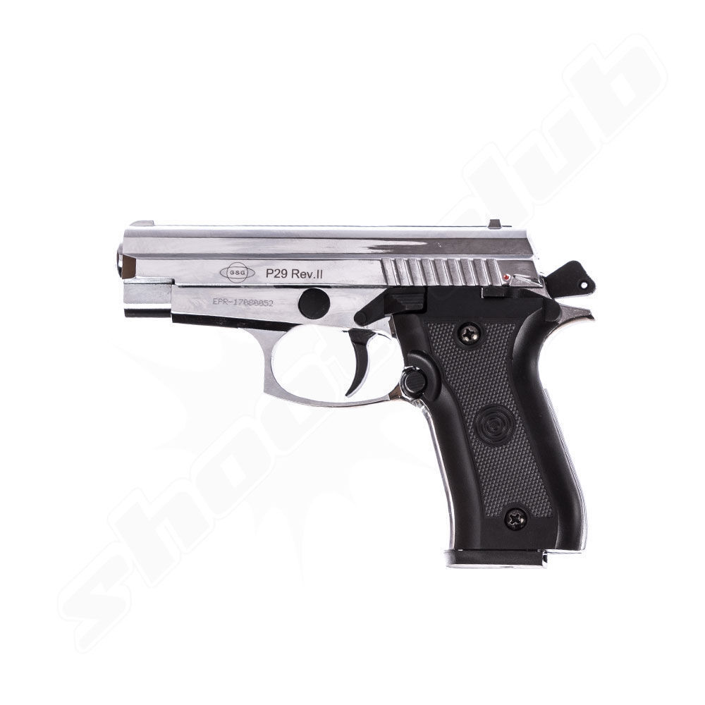 Ekol P29 Schreckschusspistole chrom 9mm P.A.K. inkl. Platzpatronen Bild 5