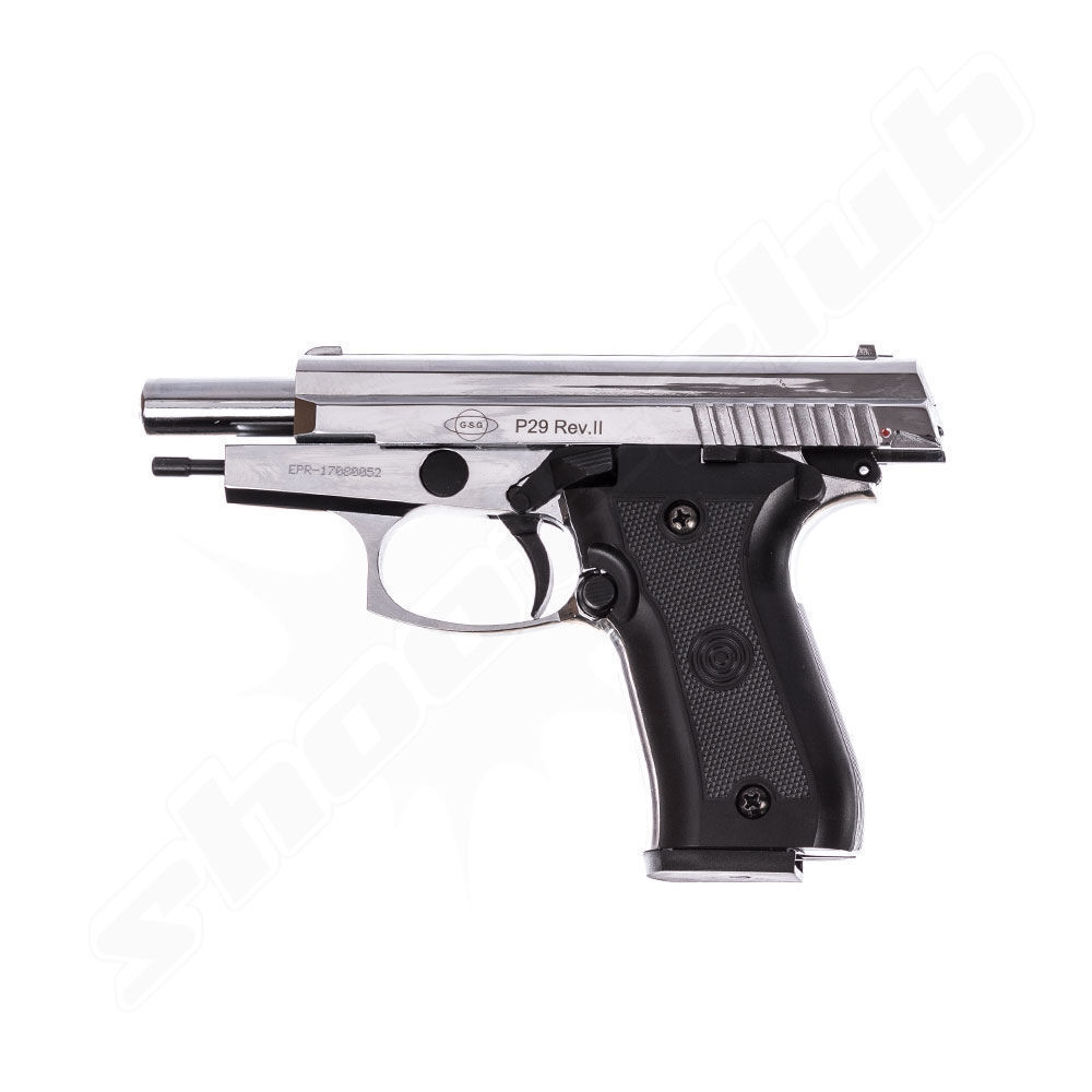 Ekol P29 Schreckschusspistole chrom 9mm P.A.K. inkl. Platzpatronen Bild 2