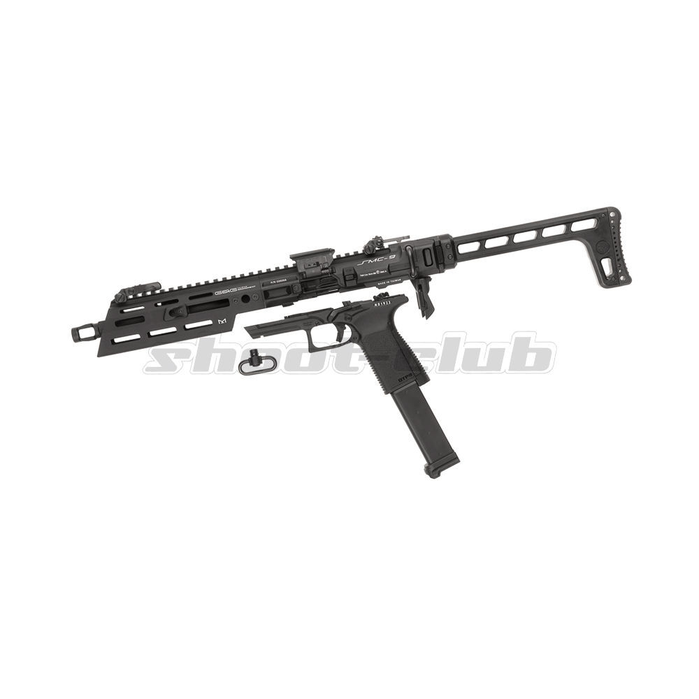 G&G SMC 9 Airsoftwaffe GBB Metal Version Semi 6mmBB - Schwarz Bild 2