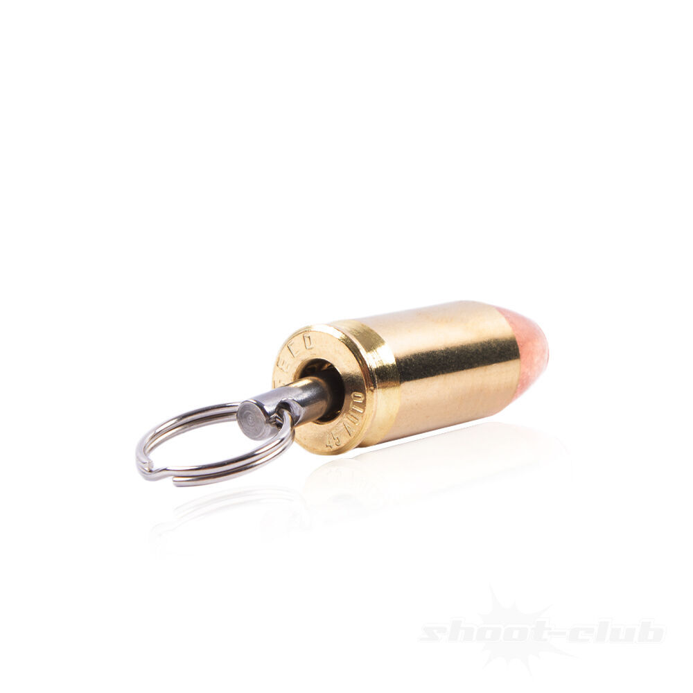 Copper & Brass Schlüsselanhänger Bullet Key Chain - Kaliber .45 ACP Hohlspitzgeschoss Bild 2
