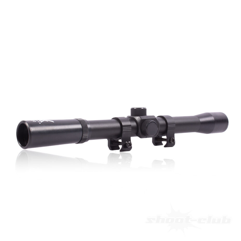 shoXx. Zielfernrohr Luftgewehr 4x20 Target-Serie + 2 Montageringe Bild 3