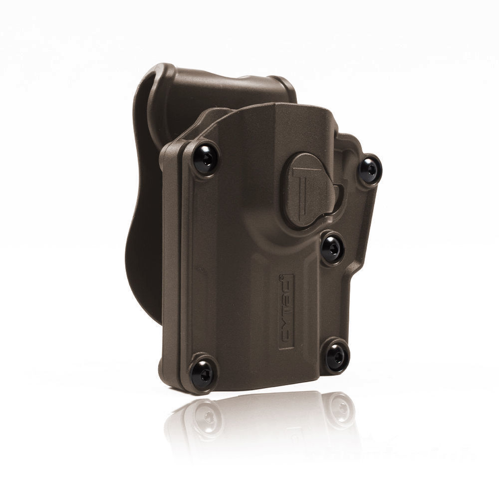 Cytac Mega-Fit Holster Tan fr ber 60 Pistolen - Links Bild 2