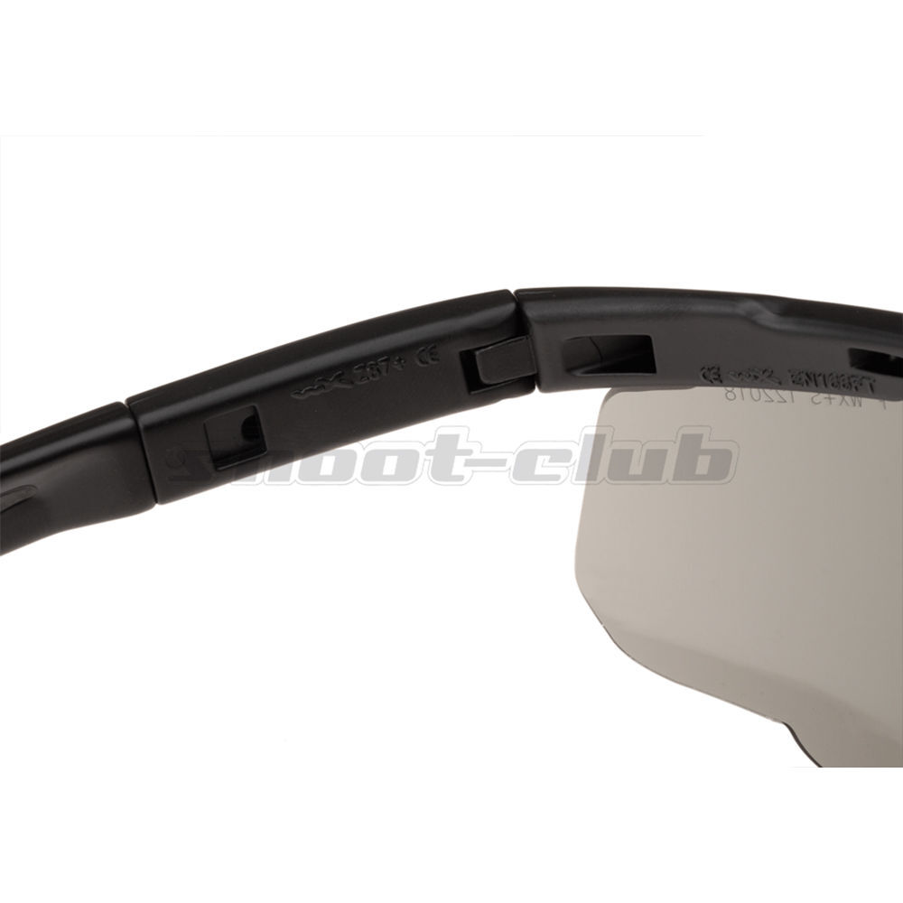 Wiley X Schießbrille Saber Advanced mit 3 Gläsern - Grey, Clear, Light Rust Bild 3