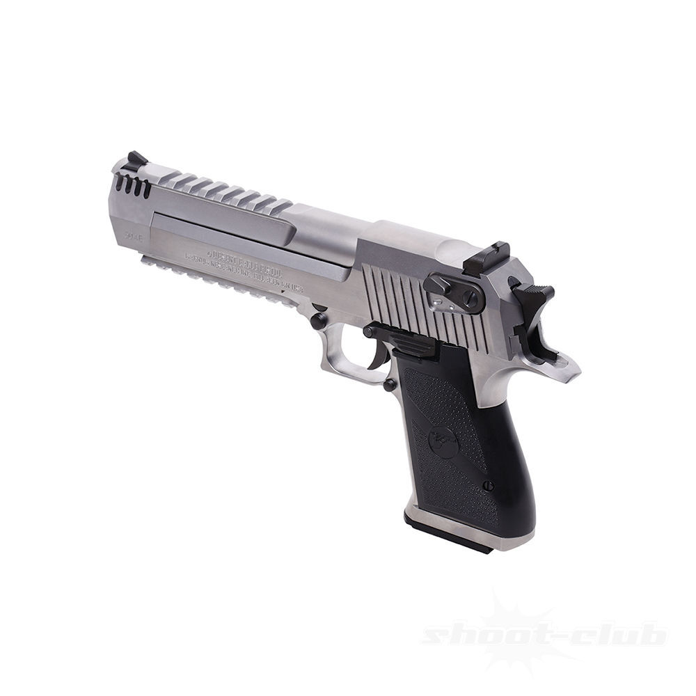 Cybergun Airsoftpistole Desert Eagle .50AE L6 GBB 6mm BB - Silber Bild 4