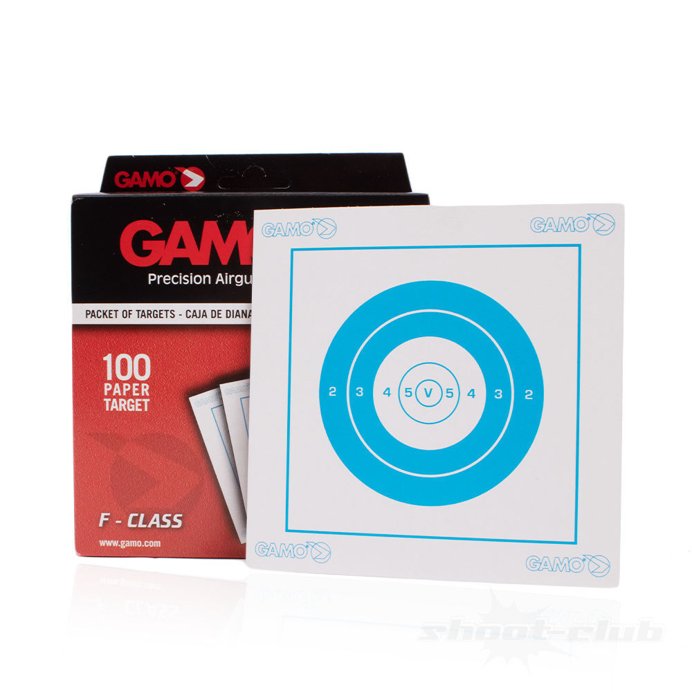 Gamo Zielscheiben F-Class aus Papier 14x14 cm 5er Ring Bild 3