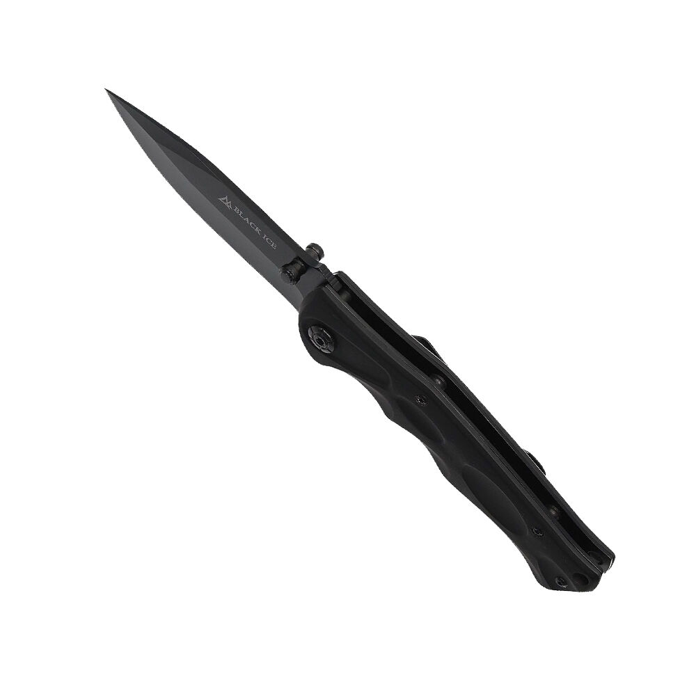 Black Ice Penta Klappmesser aus Stahl mit 8,5 cm Klinge - Schwarz Bild 4