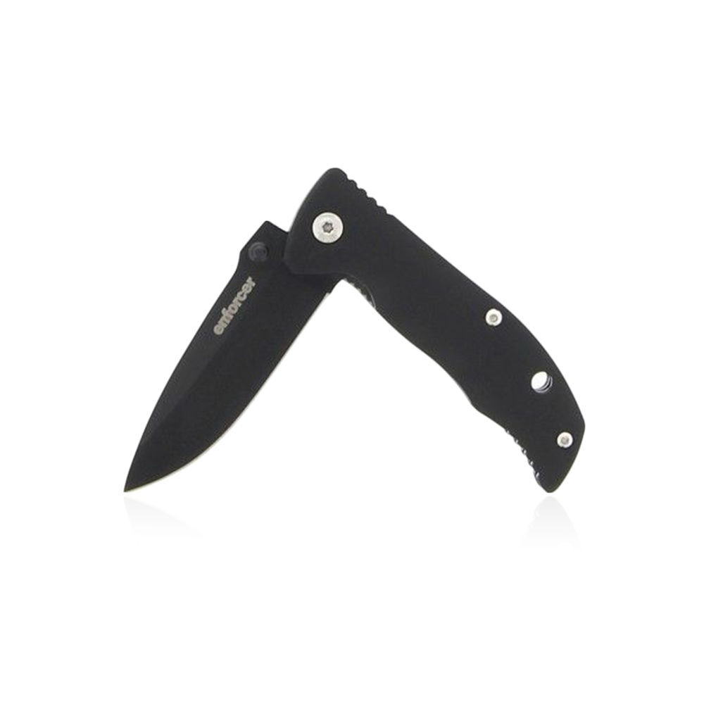 enforcer Klappmesser Mini Penta schwarz beschichtete Klinge, Griff mit Rubber Coating Bild 3