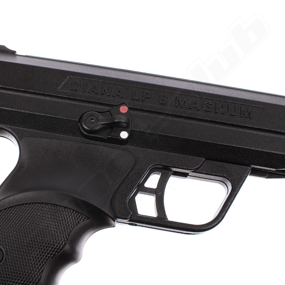 Diana LP 8 Magnum Luftpistole Knicklauf Federdruck 4,5mm schwarz Bild 3