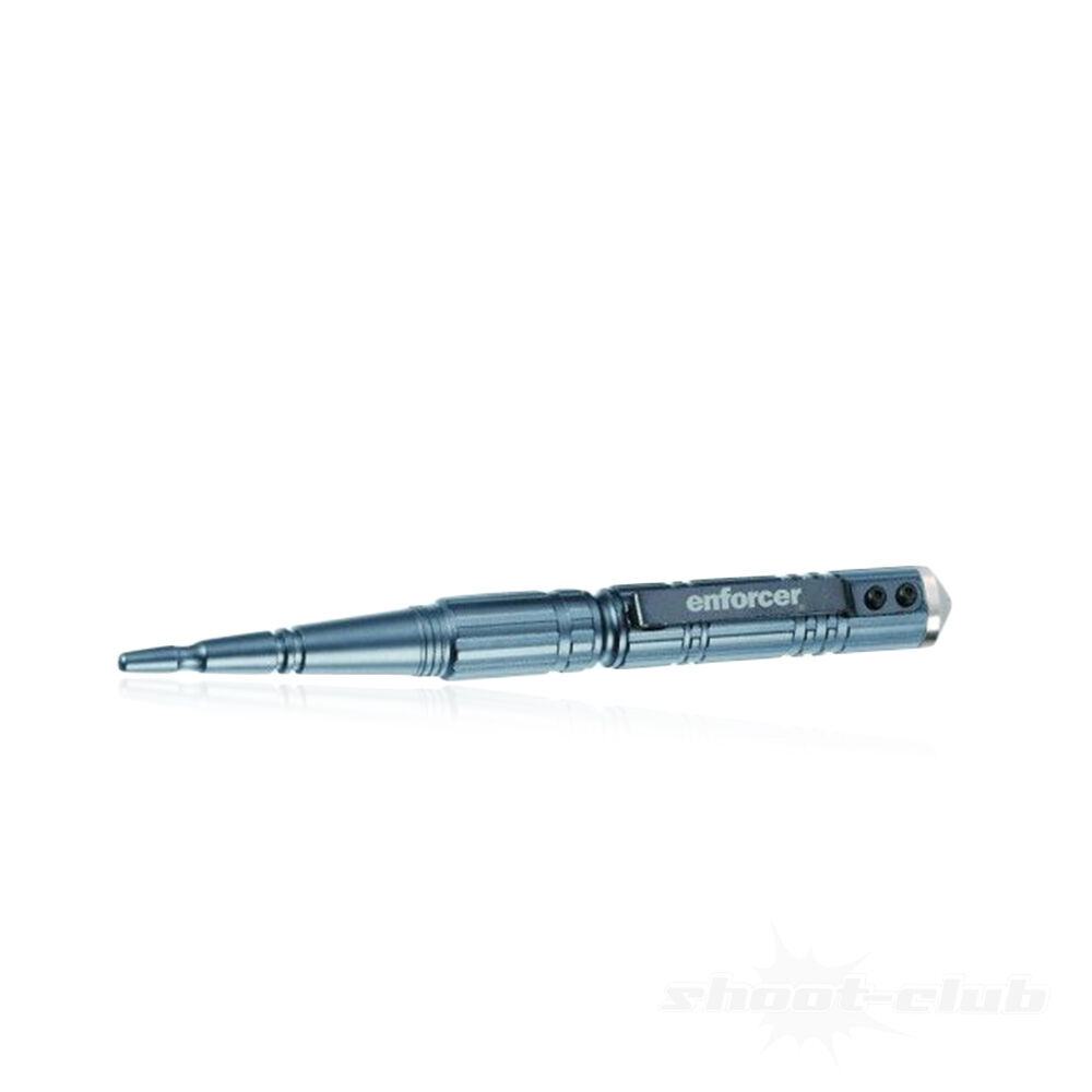 Enforcer Tactical Pen mit Federdruck Glasbrecher - Farbe: Grey Bild 3