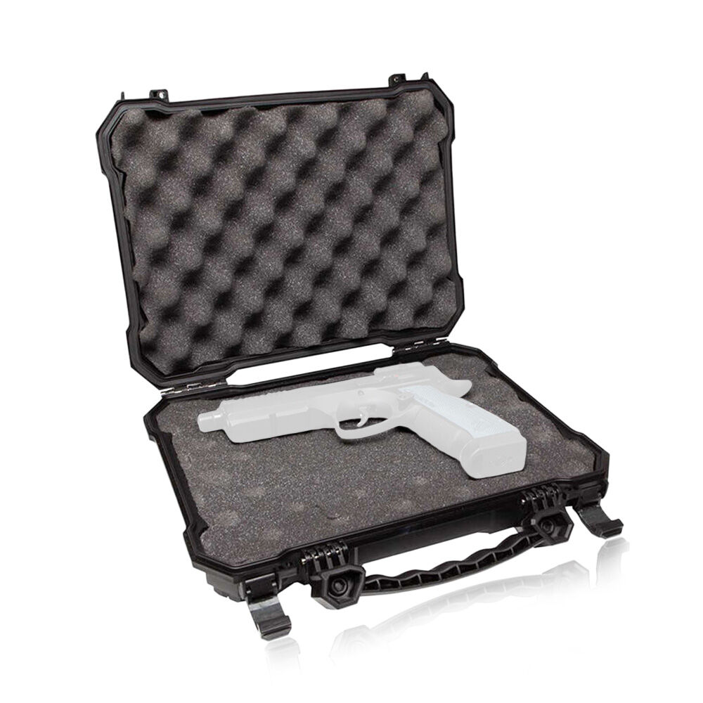 ASG Pistolen Koffer Tactical Koffer Polymer Schwarz wasserdicht 29,5 x 21,5 x 3 cm Bild 2