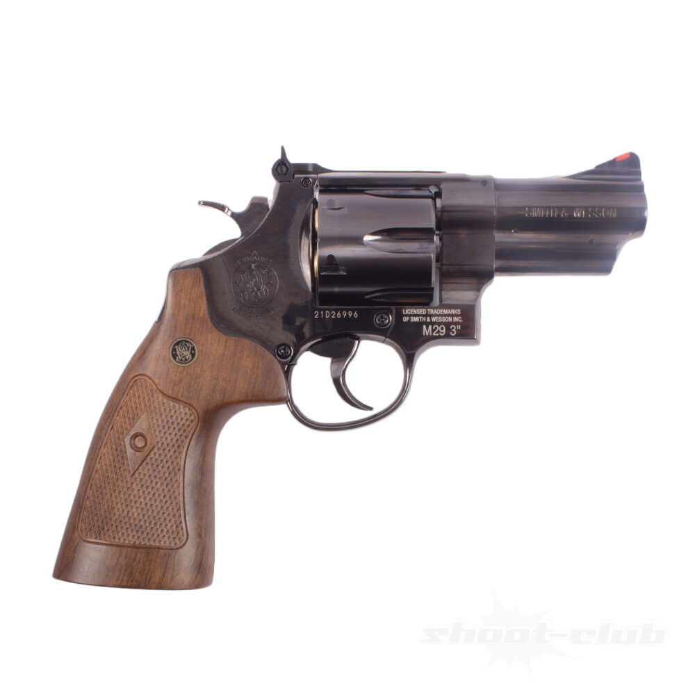 Umarex Smith & Wesson M29 Airsoft Revolver Co2 3 Zoll .6mm BB SA/DA Bild 2