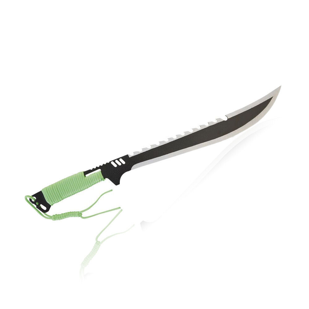 MP9 Zombie Hunting Knife Machete Schwarz Gruen Bild 2