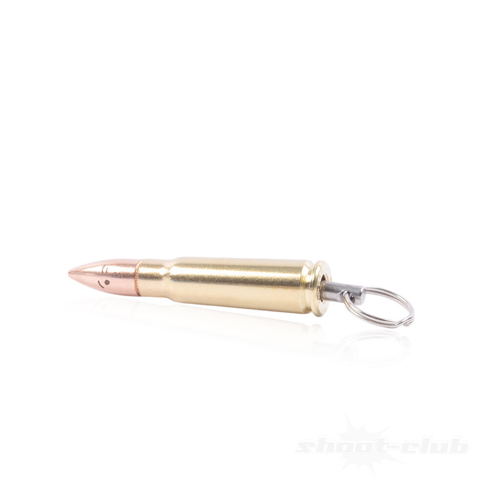 Copper & Brass Schlüsselanhänger .7,62x39 / AK47 Vollmantel Kupfer Bild 3