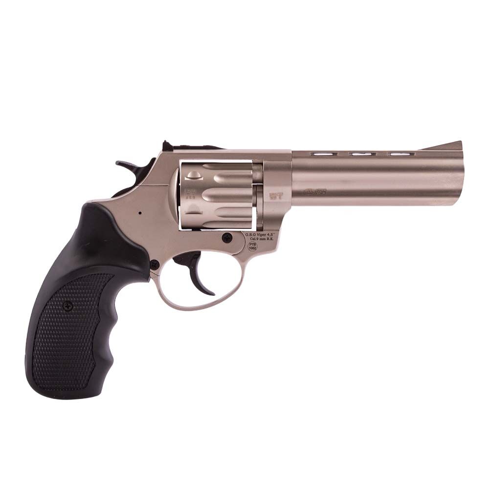 Ekol Viper Schreckschussrevolver 9mm R.K. 4,5 Zoll Nickel Bild 2