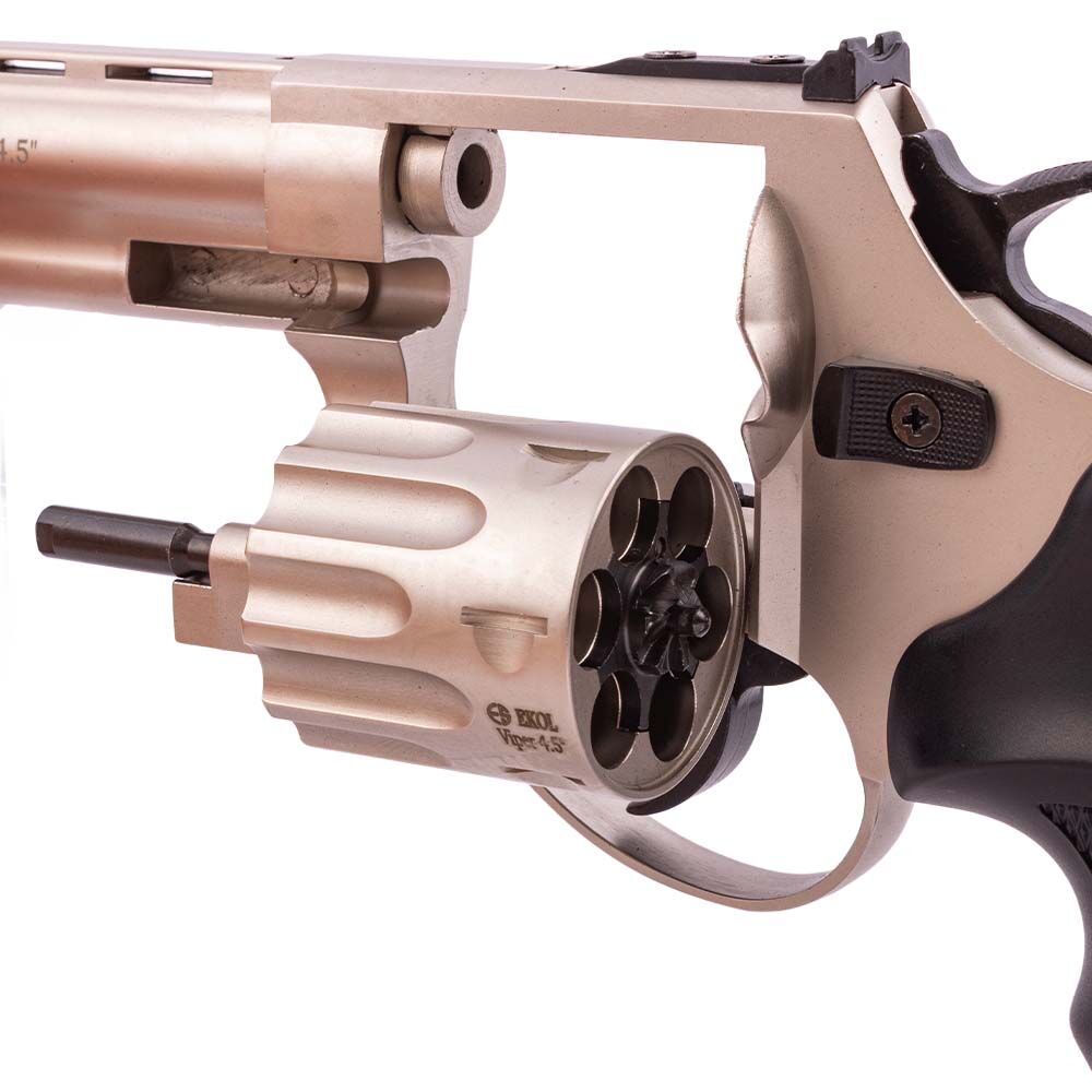 Ekol Viper Schreckschussrevolver 9mm R.K. 4,5 Zoll Nickel Bild 5
