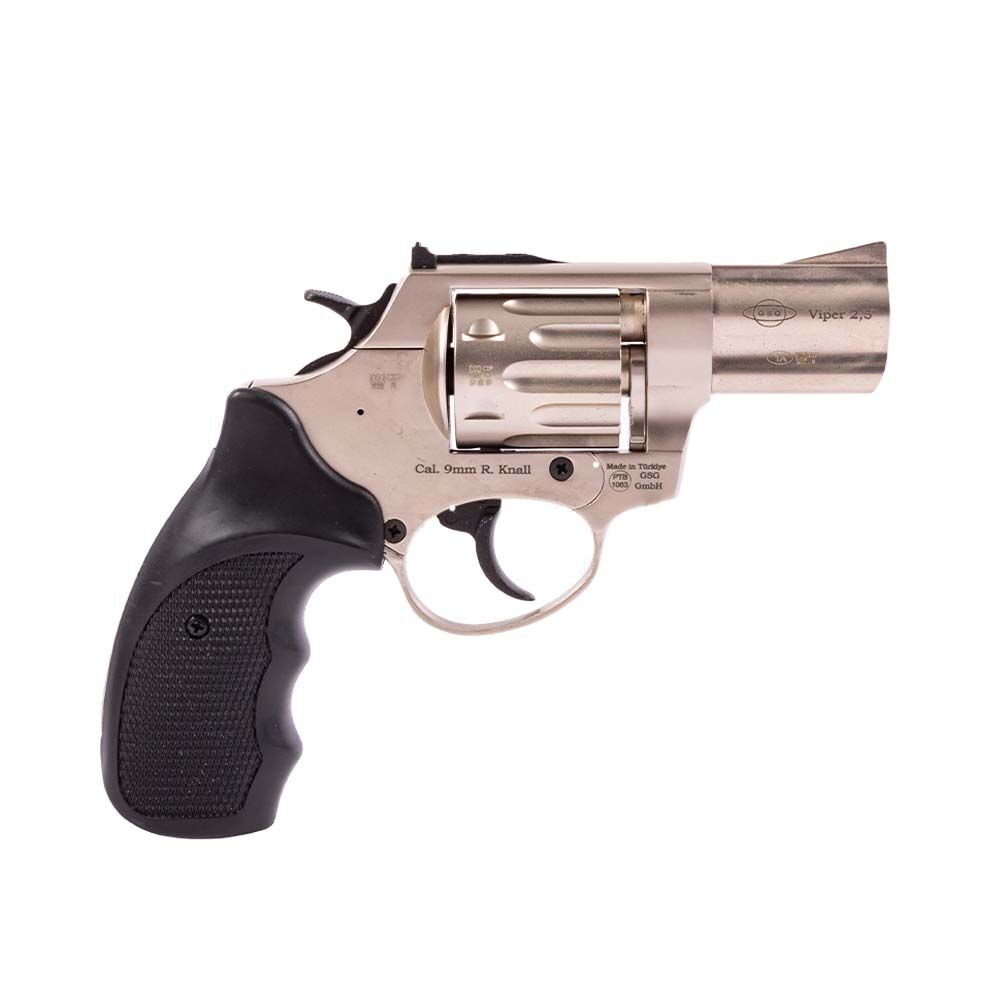 Ekol Viper 2,5 Zoll vernickelt Schreckschussrevolver 9mm R.K. Bild 2
