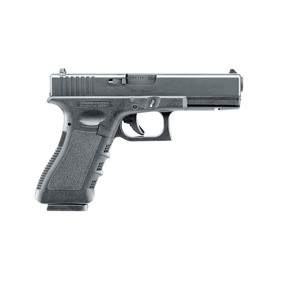 Glock 17 Gen 3 GHK Airsoft Pistole GBB Stahlschlitten 6 mm BB Schwarz Bild 2