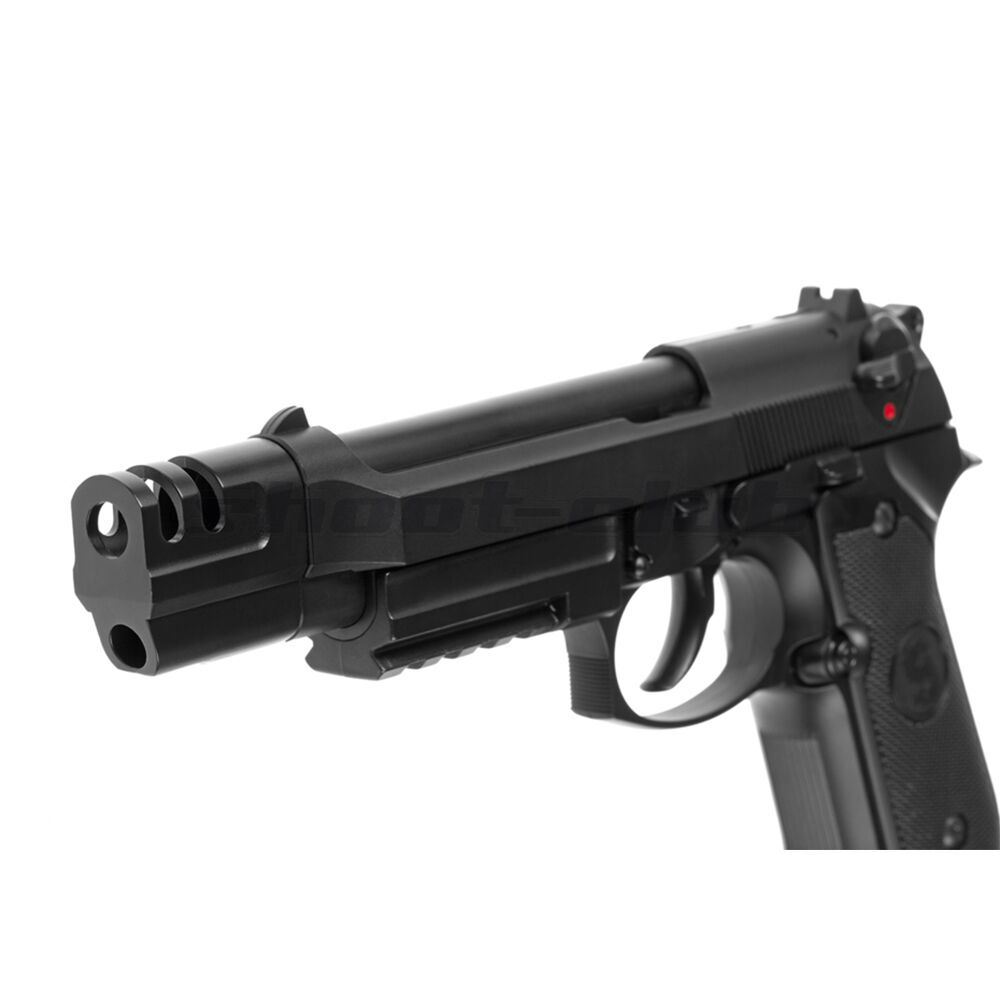 SLONG M9 Tactical Airsoft Pistole cal. 6mm BB Gas Blow Back Schwarz Bild 2