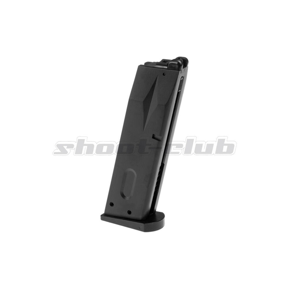 SLONG Airsoft Gas Magazin .6mm BB Schwarz 25 Schuss Bild 2