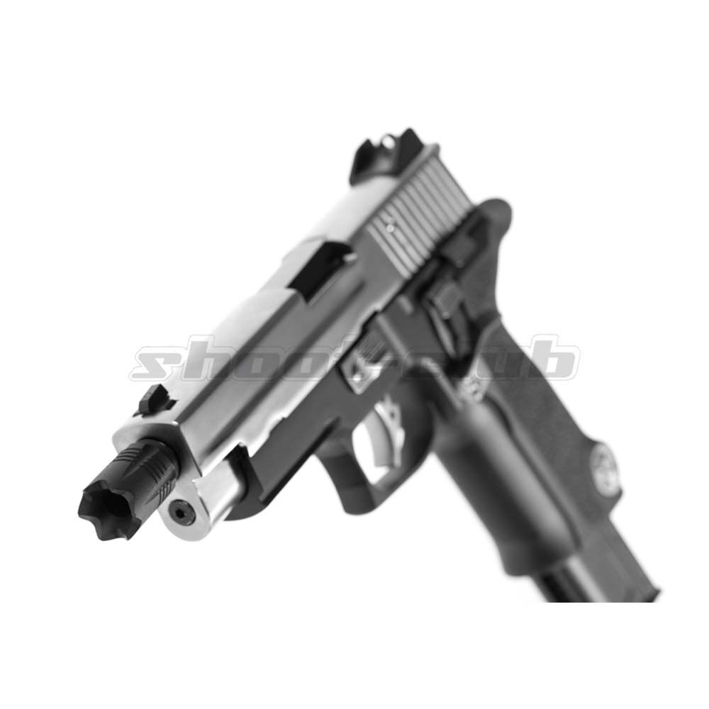 WE P226 Virus Airsoft Pistole Gas Blow Back Full Metall .6mm BB Dual Tone Bild 4