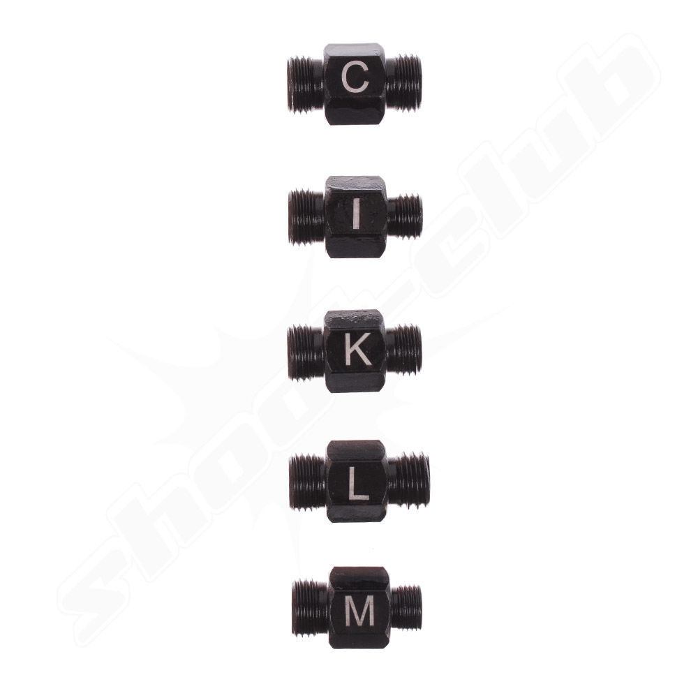 Umarex Pyro Launcher Abschussbecher 5-fach rot, 5 Adapter I,K,C,M,L Bild 4