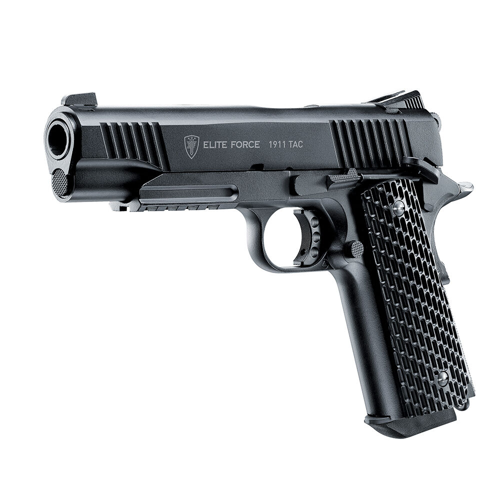 Elite Force 1911 TAC Airsoft CO2 Pistole Blowback 6mm BB Schwarz Bild 2
