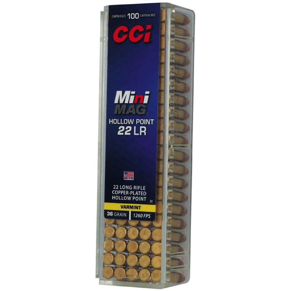 CCI Mini-Mag 36grs .22lr 100 Schuss Kleinkaliber Munition Bild 3