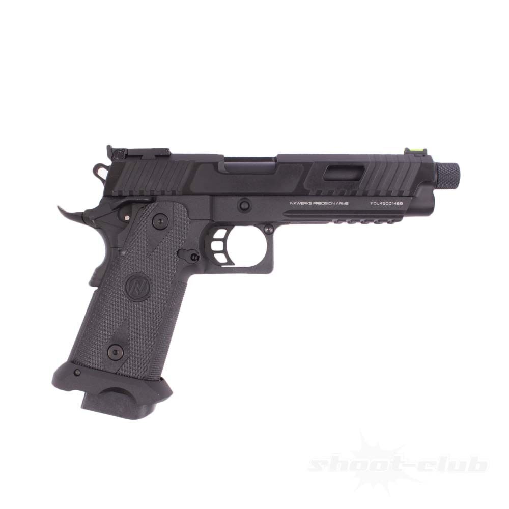NX1911 Pendragon Co2 Pistole GBB .4,5mm Schwarz Bild 2
