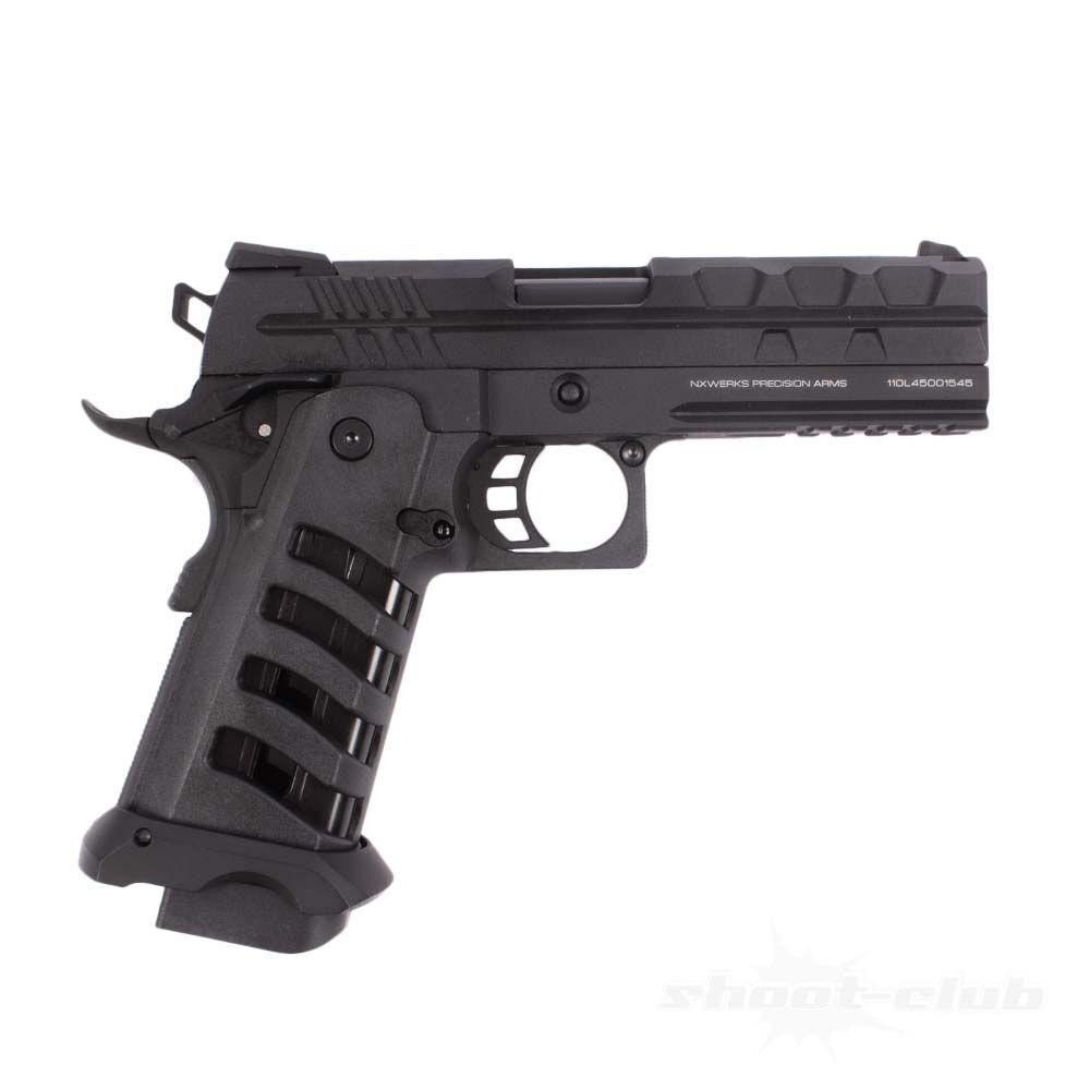 NX Apocalypse Co2 Pistole Blowback 4,5mm BB schwarz Bild 2
