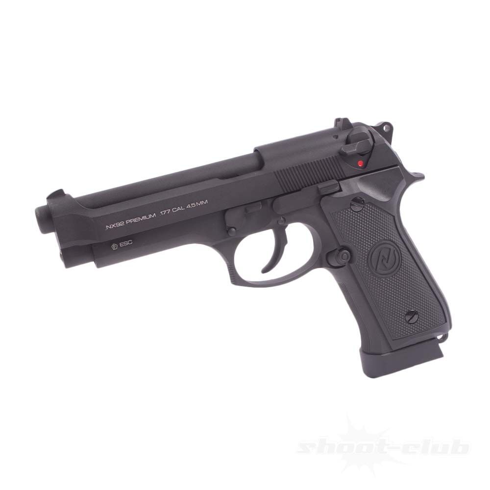 NX92 Premium Classic Co2 Pistole mit Blow Back .4,5mm Schwarz Bild 5