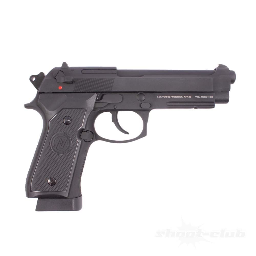 NX92 Premium Commando Co2 Pistole mit Blow Back .4,5mm Schwarz Bild 2